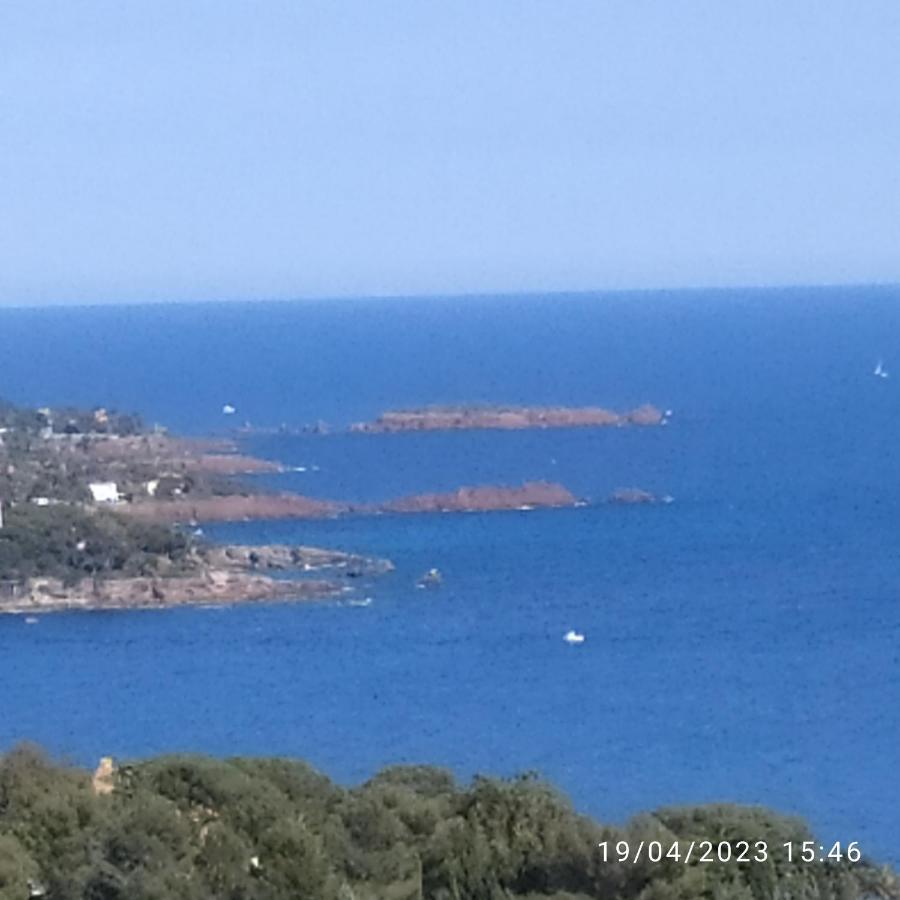 Studio 4P Vue Mer Calme Cap Esterel Сен-Рафаель Екстер'єр фото